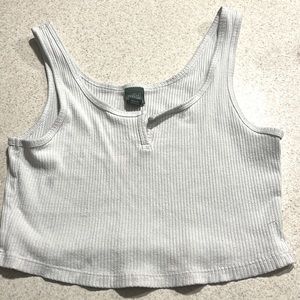 This is white small crop top from shein